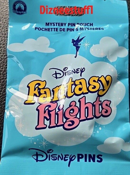 Disney 2025 Fantasy Flights Mystery Pin Sealed Bag 5 Pin Pegasus Dumbo Tinker