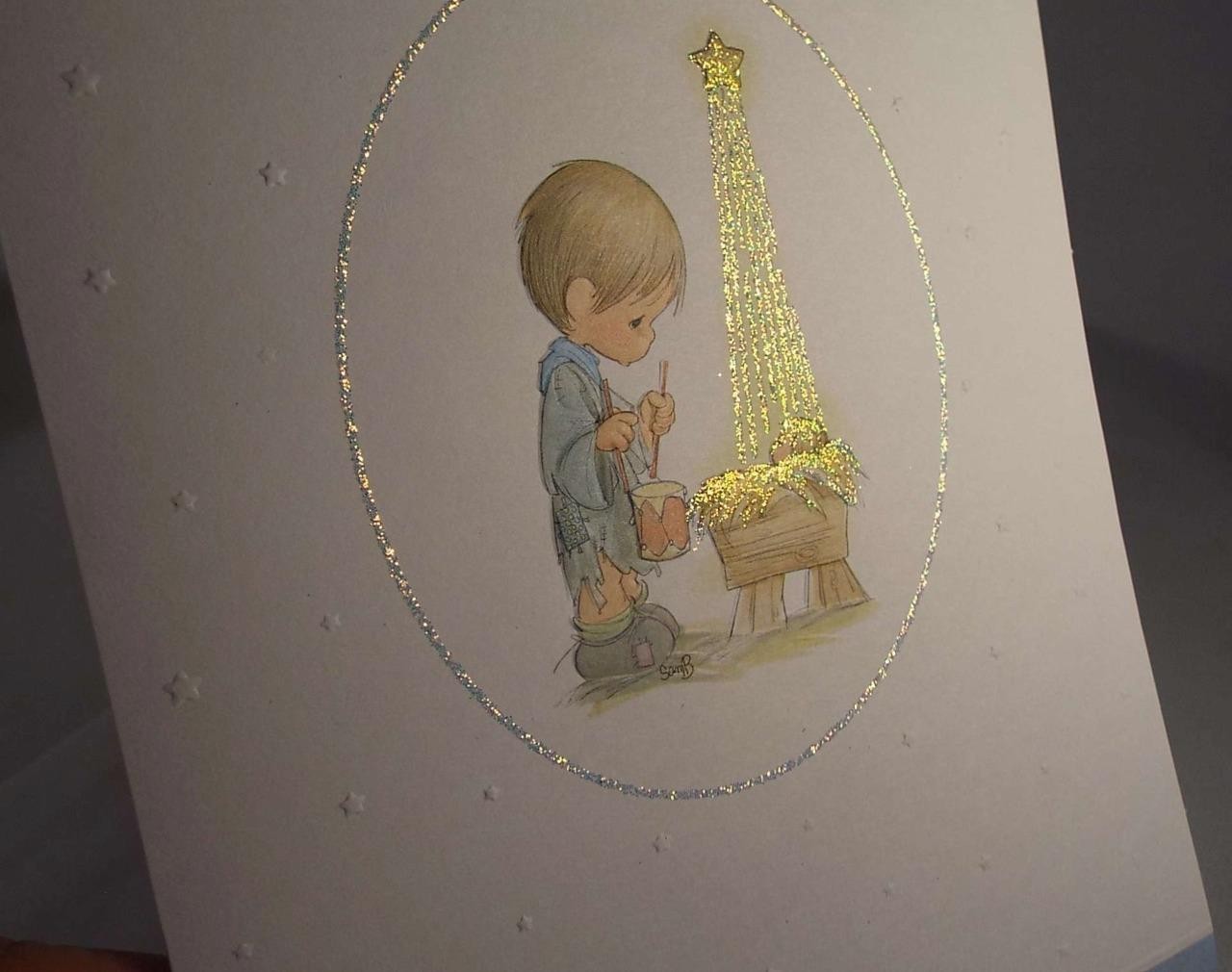 18 NOS Hallmark Precious Moments Christmas Cards 2006 Little Drummer Boy Boxed