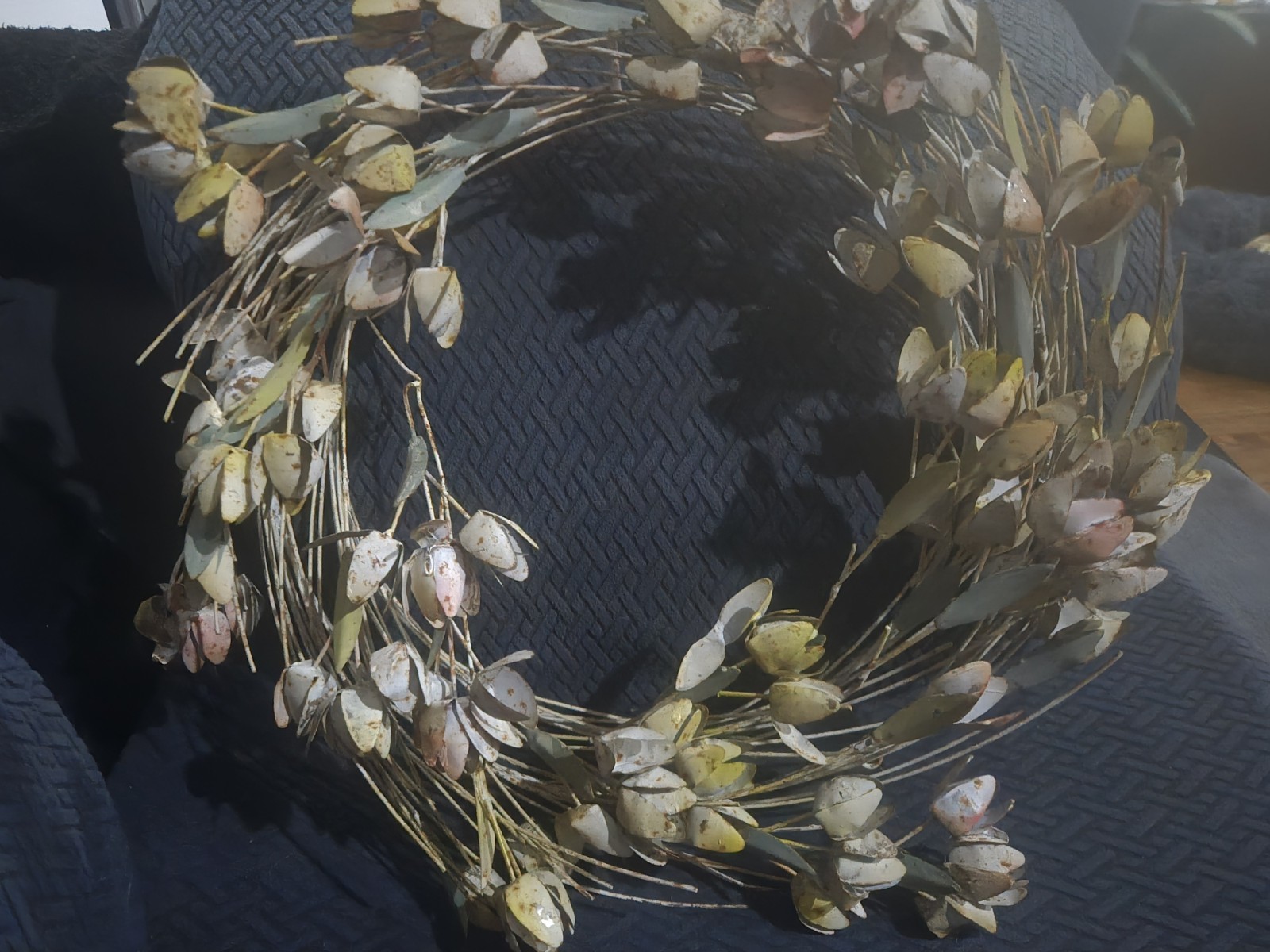 Anthropologie Terrain Iron Tulip Wreath 13” Sold Out Rare