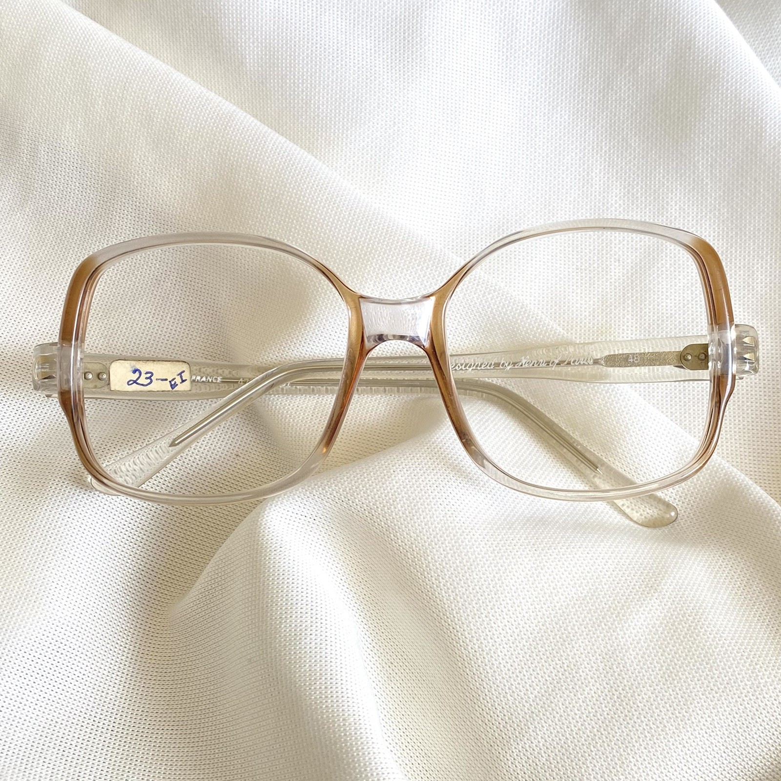 Vtg NOS Henri De Paris Eyeglasses Style 472 Size 48  France FRAMES ONLY