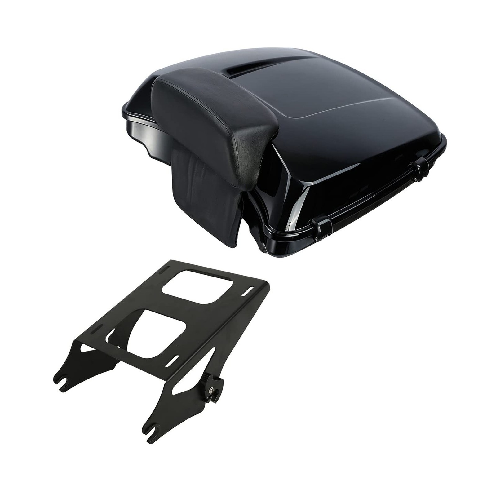 XMT-MOTO Vivid Black Razor Tour Trunk Fit for Harley Touring 2014-2025 XMT-MOTO Vivid Black Razor Tour Trunk Fit for Harley Touring 2014-2025