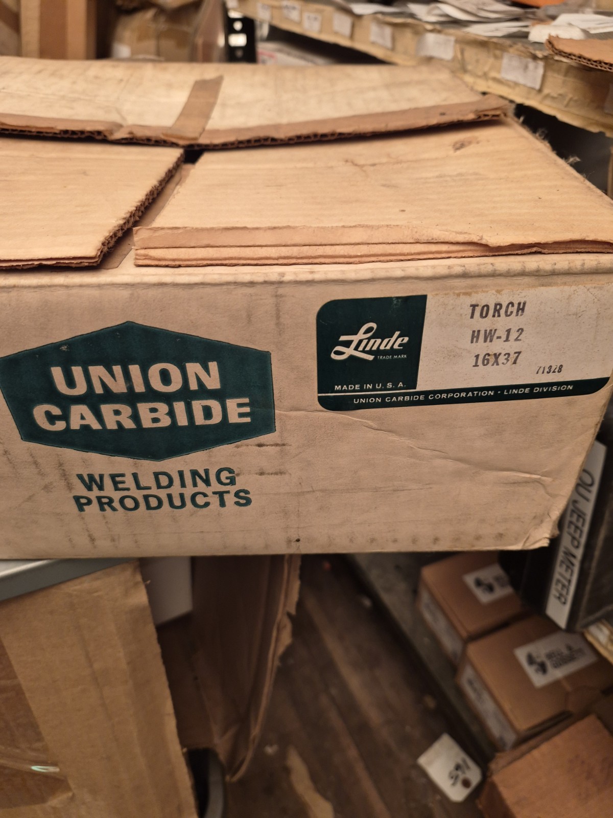 New Linde Union Carbide Corp Welding Torch HW-12, 16X37 