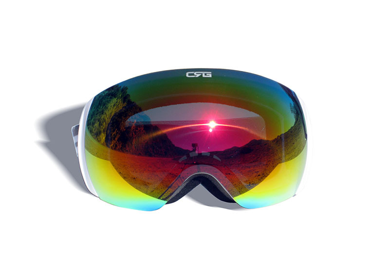 CRG Sports Skiing Goggles 100% UV  Protection Frameless Snowboard Goggles