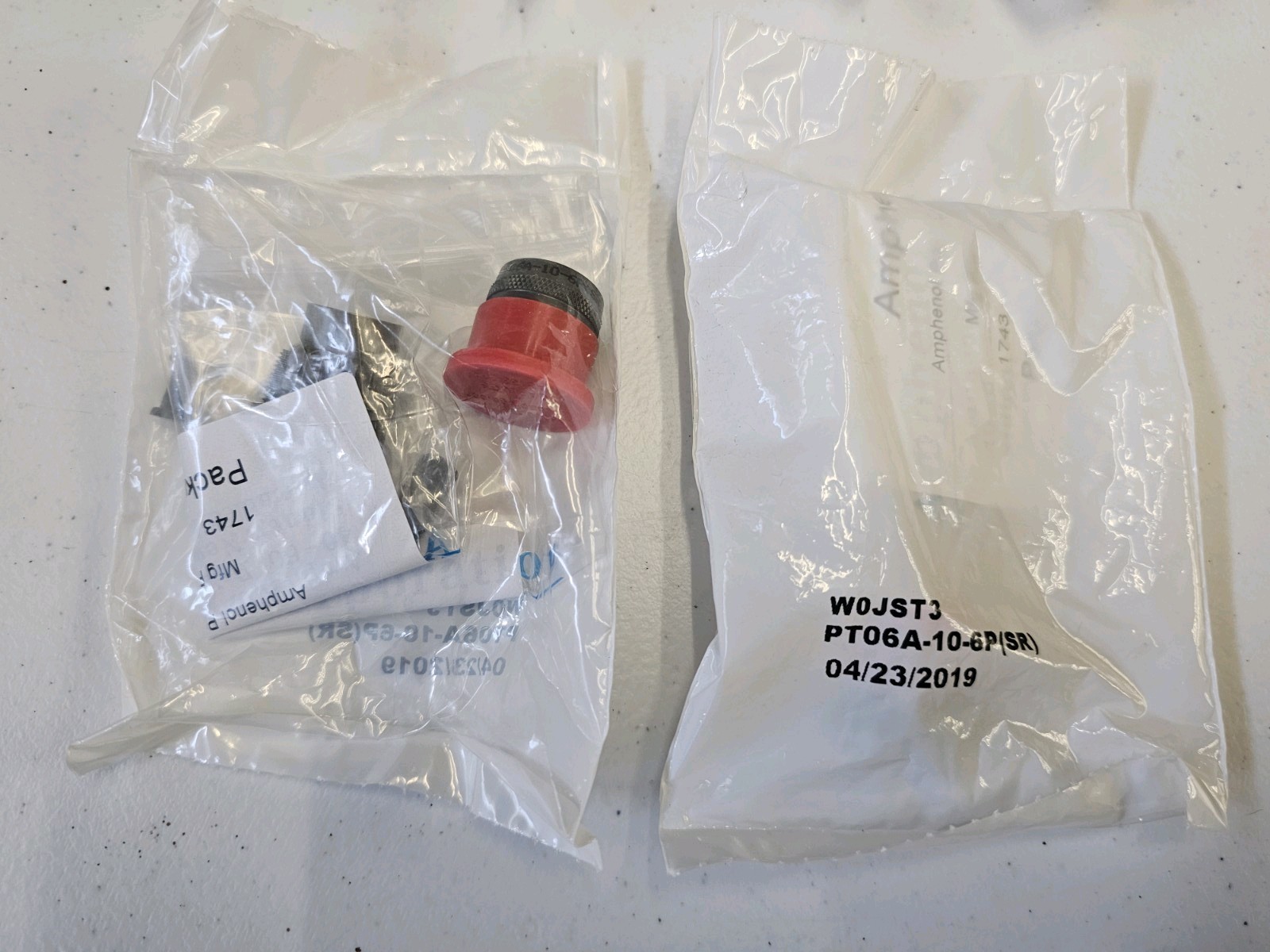 Amphenol Industrial PT06A-10-6P(SR) Circular Connector lot of 14
