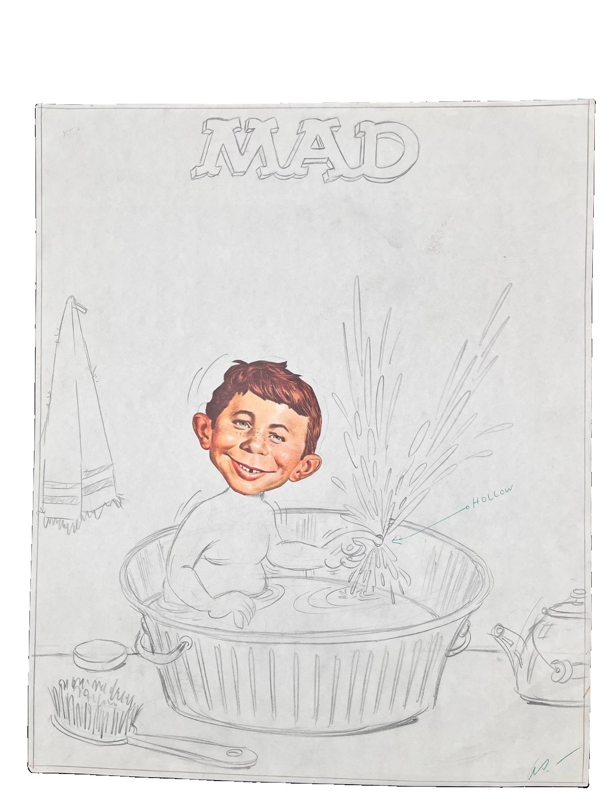Original MAD Magazine Cover Concept / Preliminary Artwork – Antonio Prohias Original MAD Magazine Cover Concept / Preliminary Artwork – Antonio Prohias