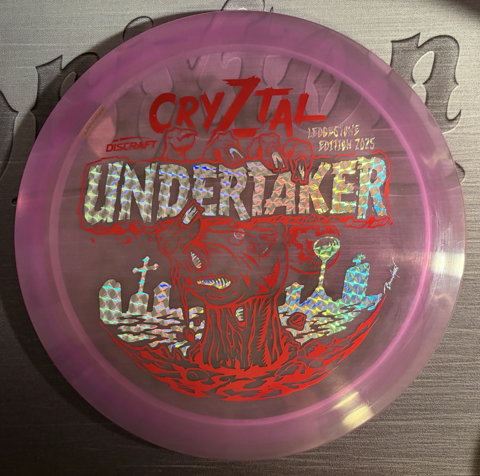 2025 Ledgestone Crystal Z Undertaker 175g NEW Discraft