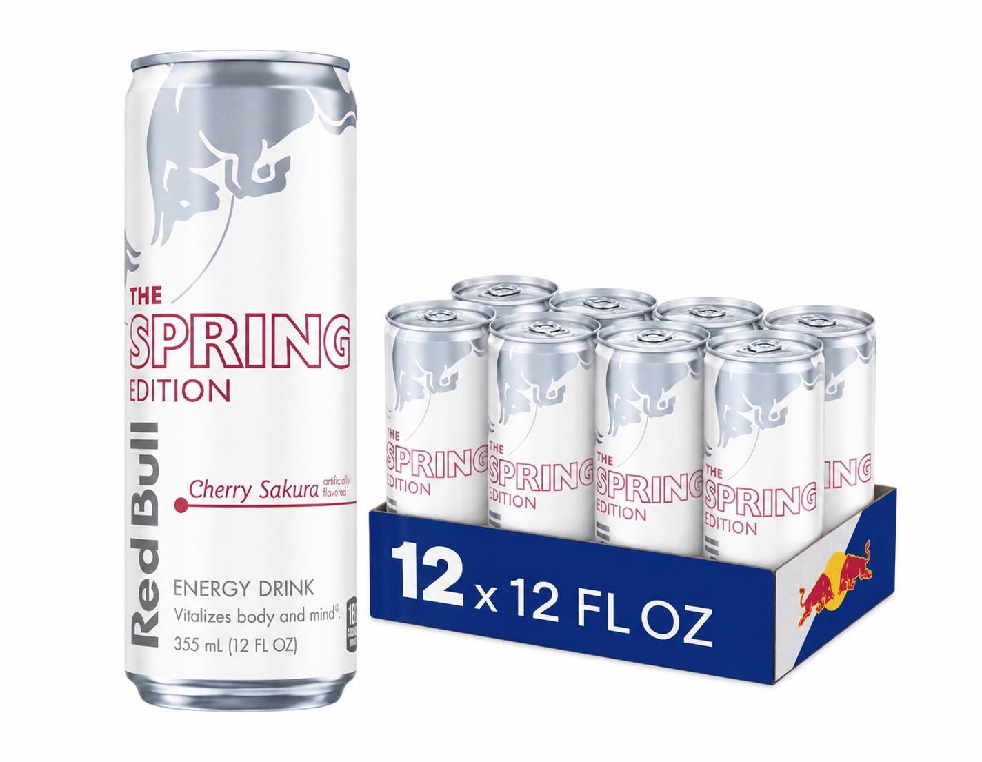 Redbull Spring Edition Cherry Sakura 12 Oz 12 Pack