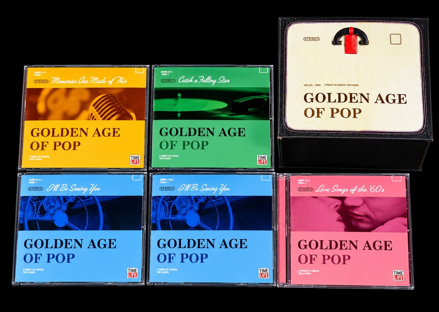 TIME/LIFE Music Golden Age of Pop CD Box Set Compilation Classic 50s Pop