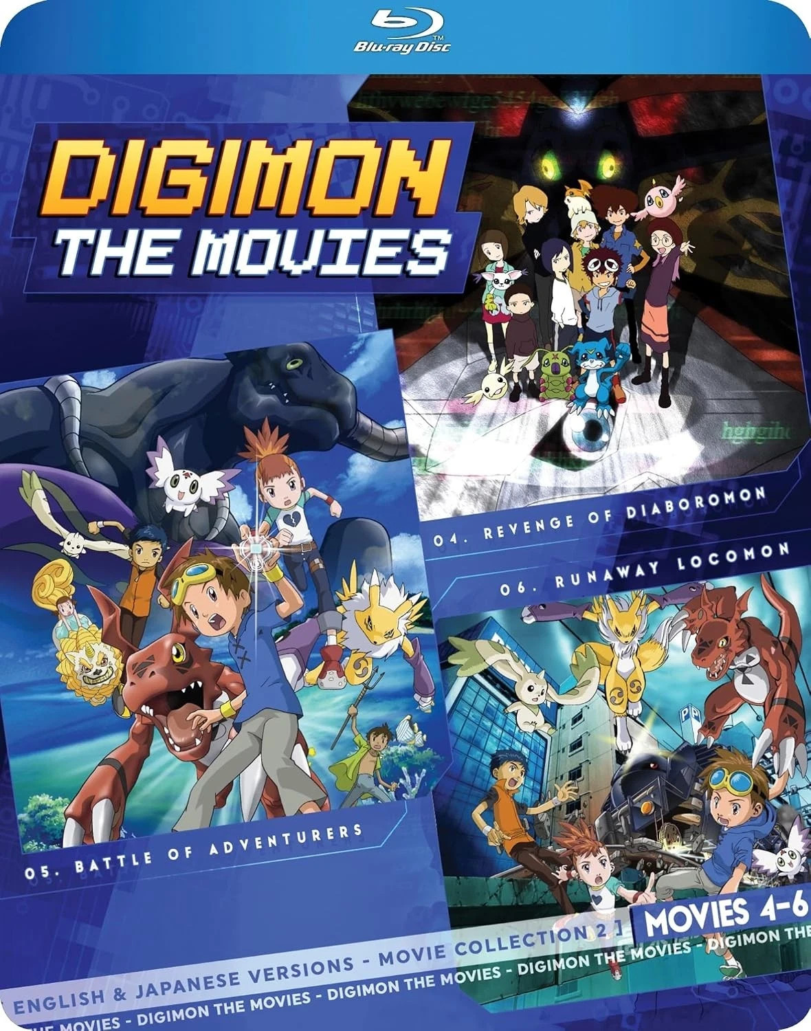 Digimon the Movies 4-6 Collection Bluray
