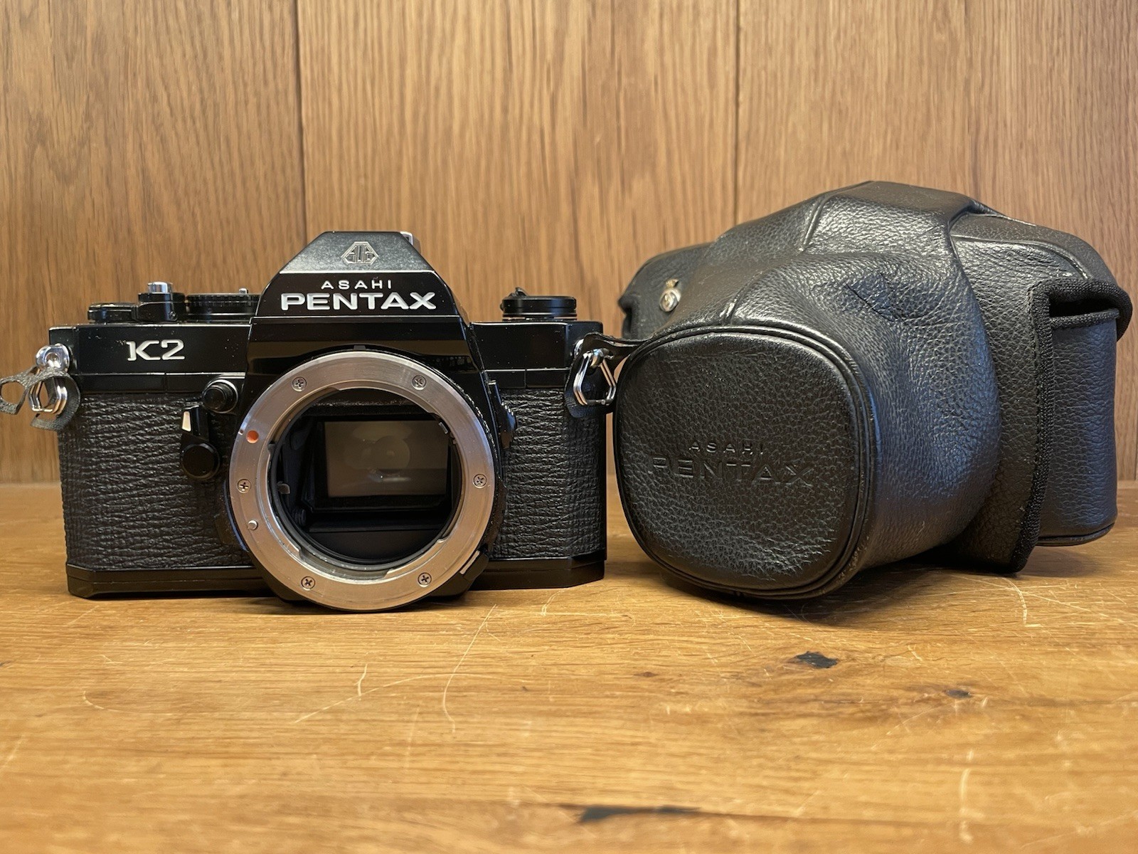 *Near Mint ++ w/ Case* Pentax K2 Black 35mm Film Camera Body From Japan #S1-26