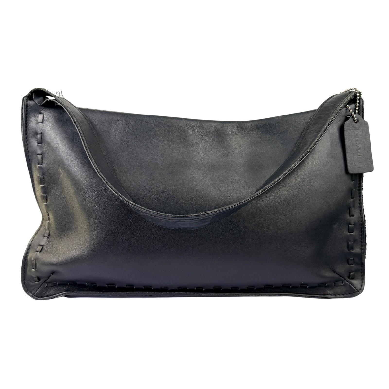 Vintage Coach Black Leather West End Hobo Bag 9467 Shoulder Satchel Made In USA