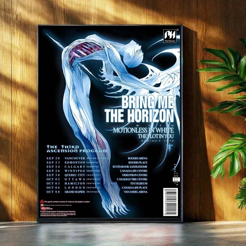Bring Me The Horizon The Third Ascension Program 2026 North America Poster