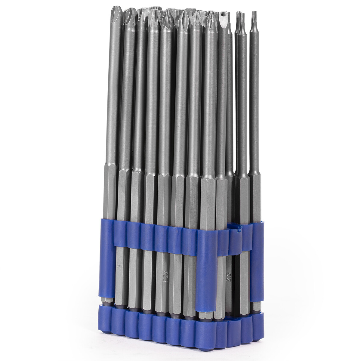 32pc. Extra Long SECURITY BIT Set Toque PZ Drive Long Hex Torx Pozi Tri Wing