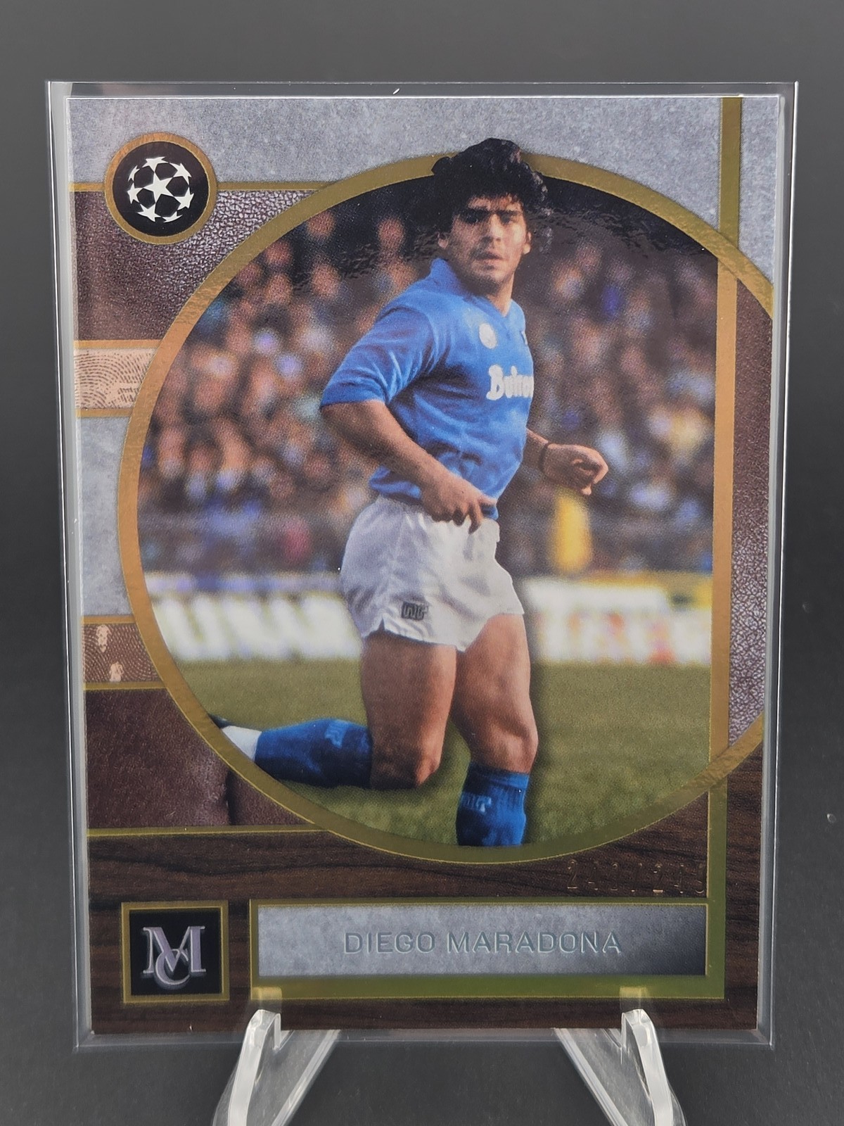 2025-26 Topps Museum UEFA CC Diego Maradona Gold #/299 #23