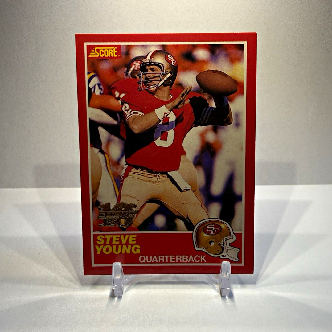 SCORE 1990 Score Steve Young #212 San Francisco 49ers NFL Football Card