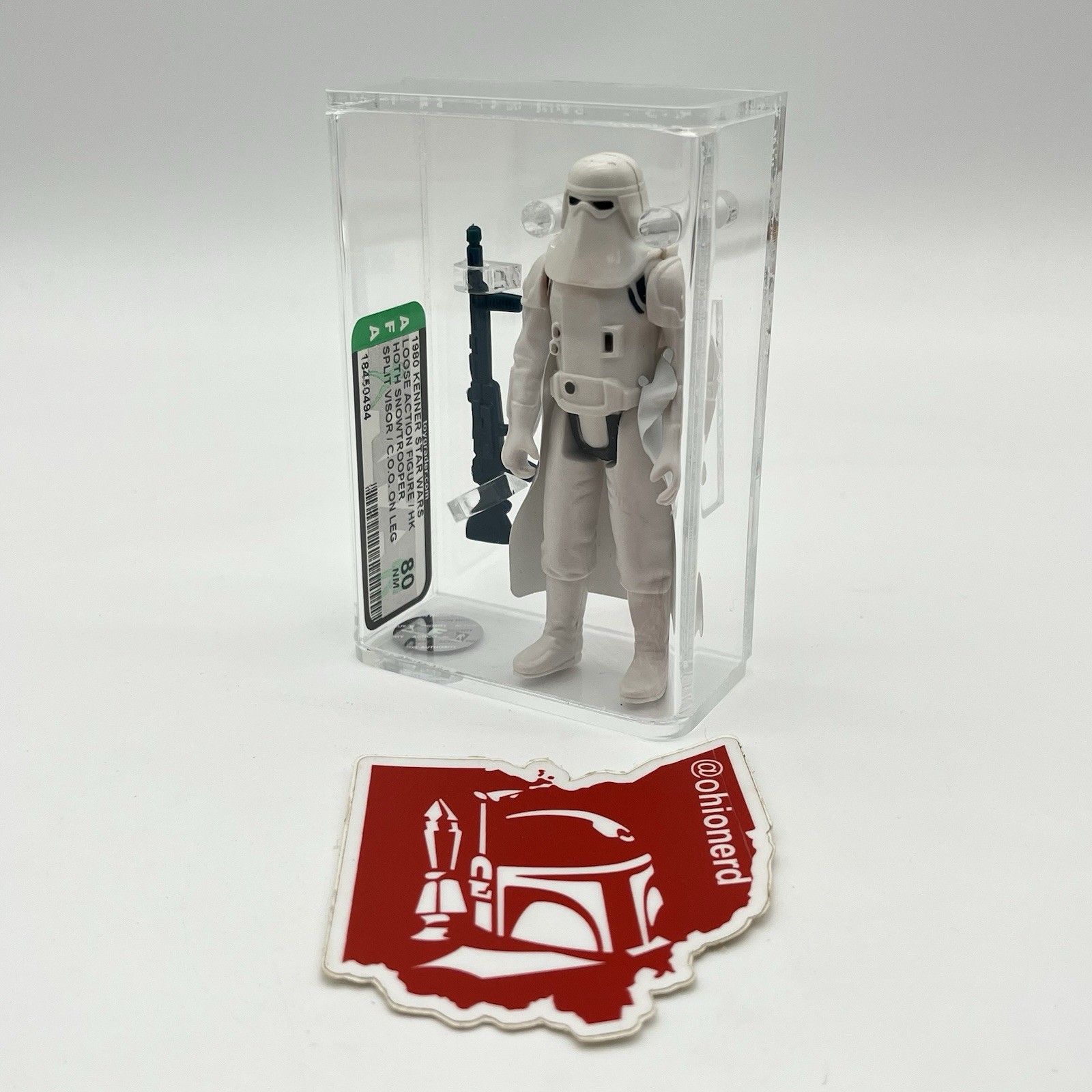 Vintage 1980 Kenner Star Wars Hoth Snowtrooper HK Graded AFA 80 Not CAS UKG Vintage 1980 Kenner Star Wars Hoth Snowtrooper HK Graded AFA 80 Not CAS UKG