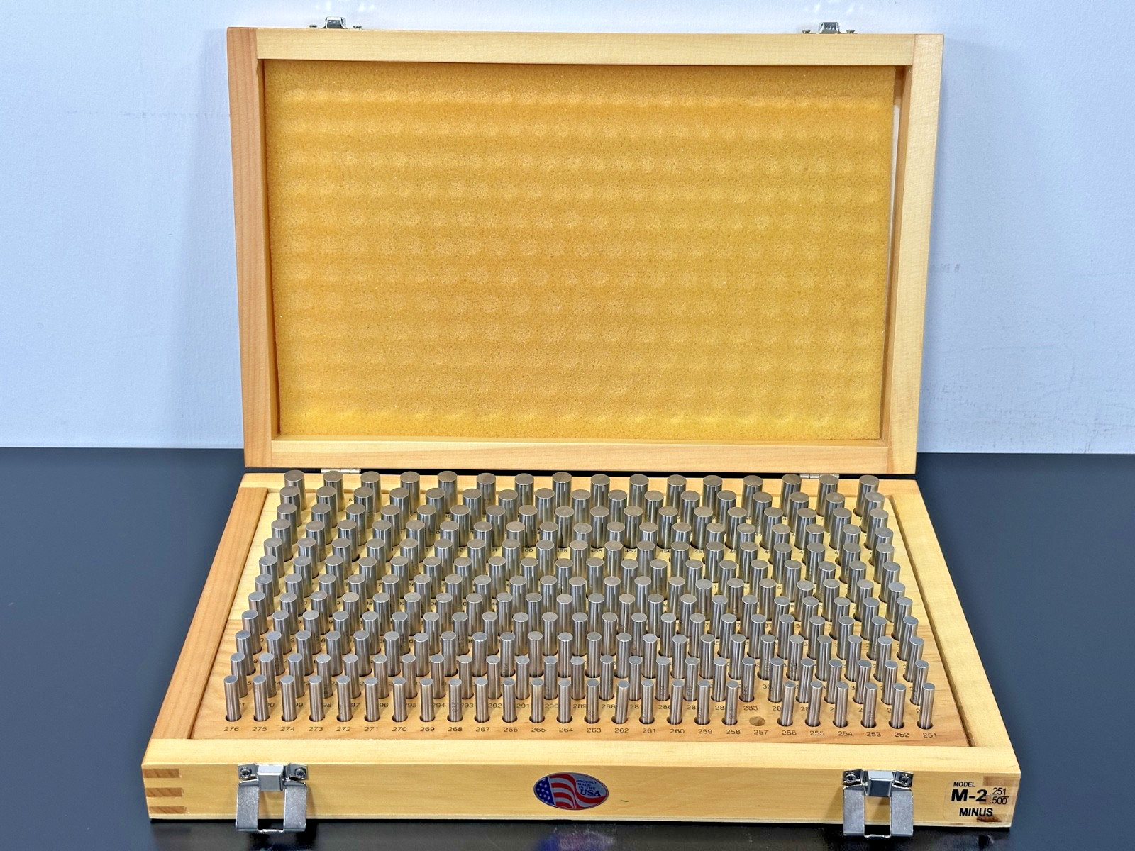 Meyer M-2 Minus Pin Gage Set .251–.500 | Used Part Accessory Component
