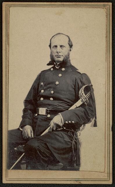 Photo:Colonel David Smith Cowles 128th NY Infantry Civil War 1860s