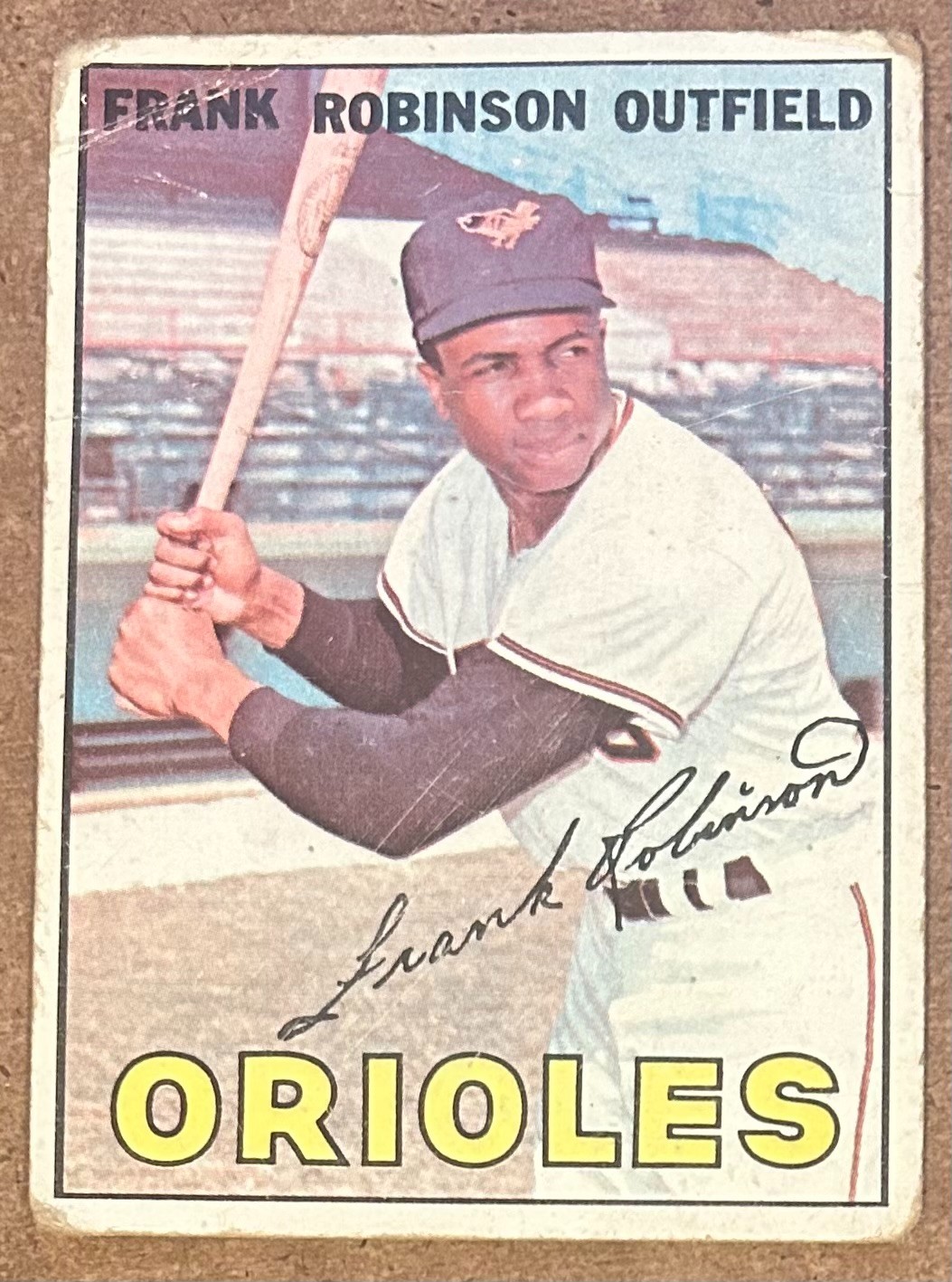 1967 Topps Baseball #100 Frank Robinson Baltimore Orioles