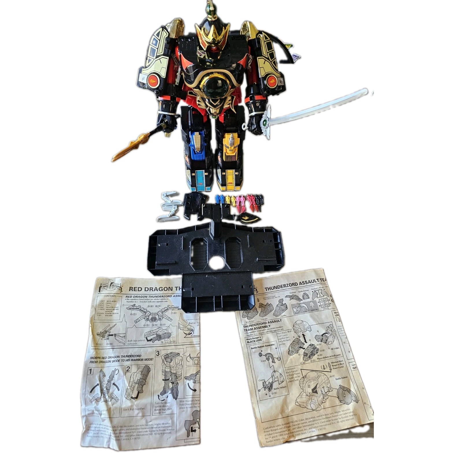 1994 Bandai Mighty Morphin Power Rangers Deluxe Thunder Megazord 1994 Bandai Mighty Morphin Power Rangers Deluxe Thunder Megazord