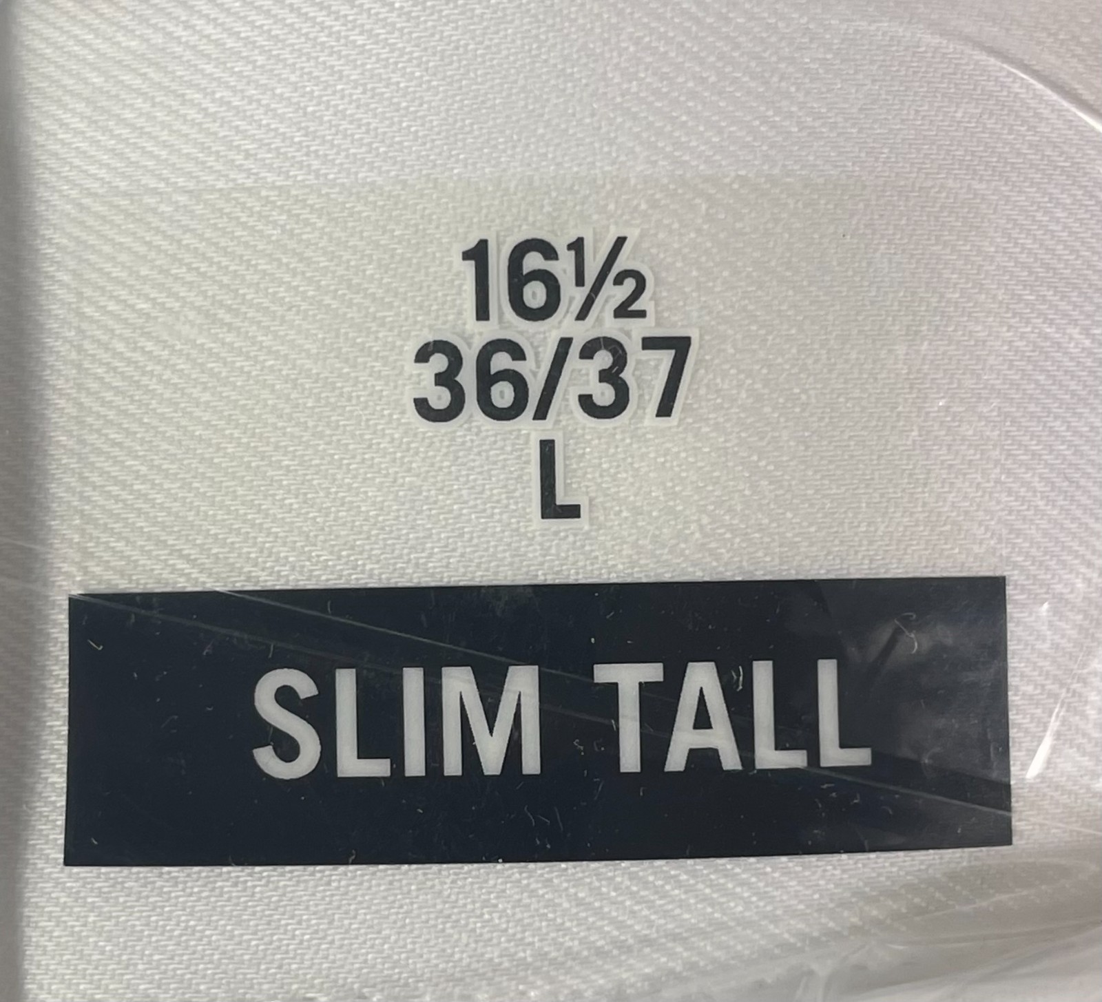 Calvin Klein Slim TALL Non-Iron Lot of 5 WHITE Dress Shirts Pick Size 36/37 NWT