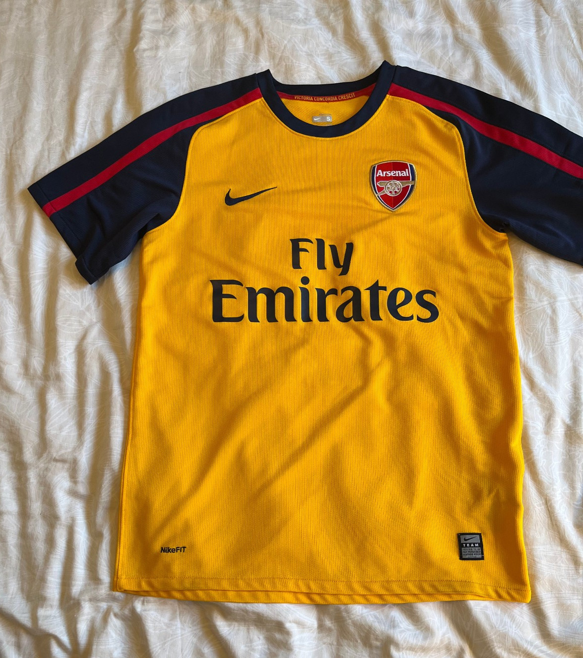 Arsenal 2008-2009 Away Football Jersey NIke #7 Rosicky (Small)