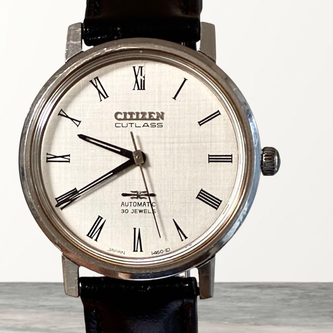 [NMint Vintage] Citizen Cutlass 1960s Mens Watch Roman Automatic Working Japan