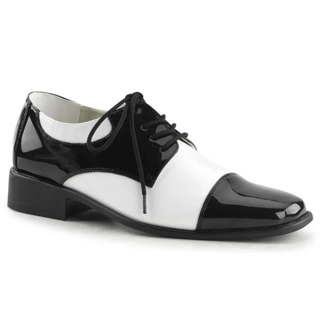 Funtasma by Pleaser Men\'s Halloween Disco-18,Black Patent