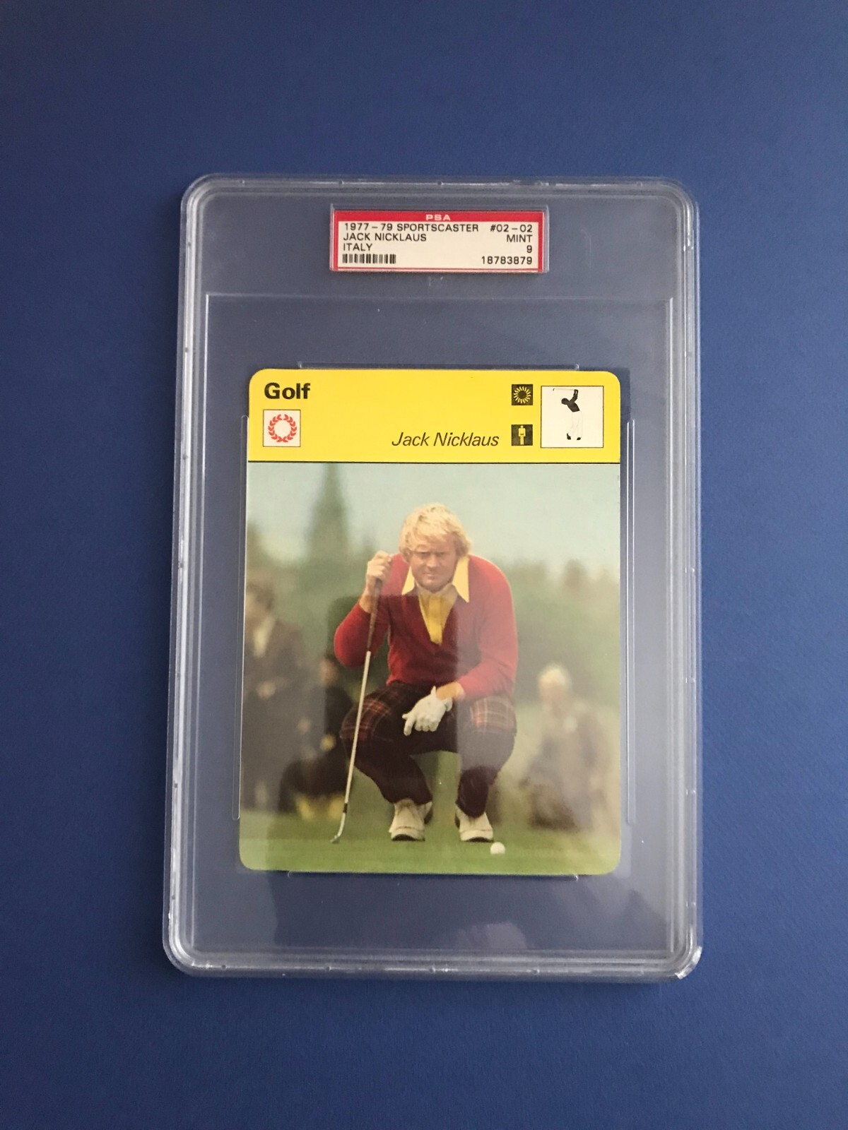 1977-79 Sportscaster Jack Nicklaus #02-02 PSA 9 Italy NR