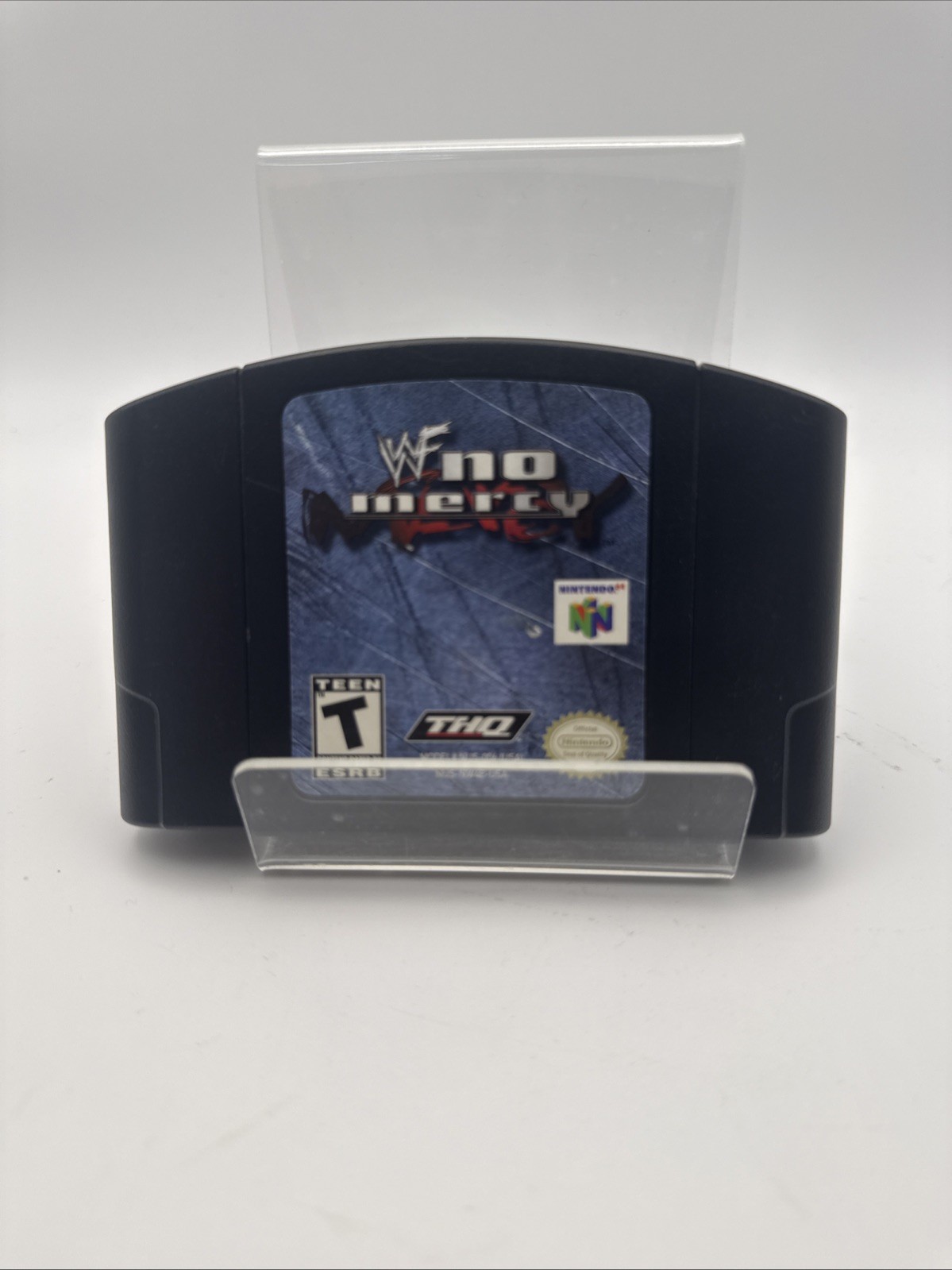 WWF No Mercy Nintendo 64 N64 Game Cartridge Authentic - Tested