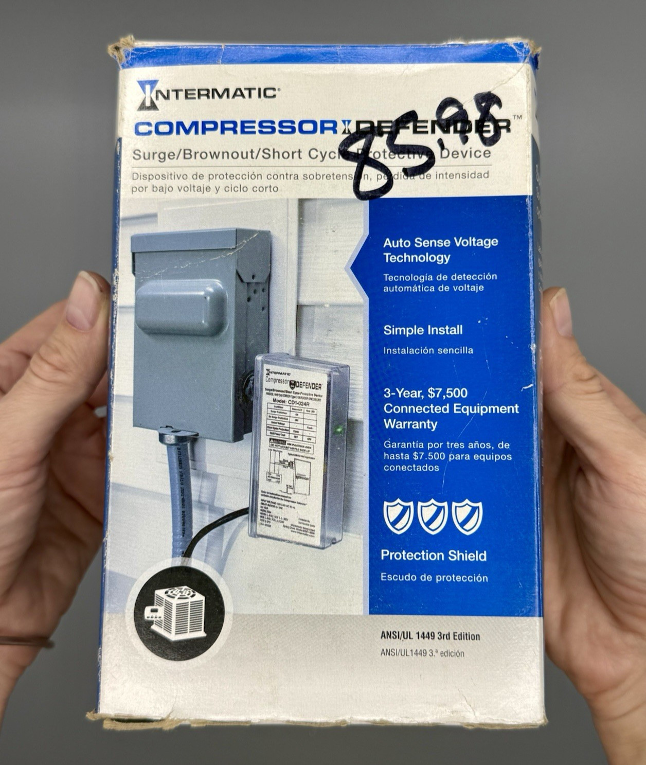 ⭕️ NEW INTERMATIC COMPRESSOR DEFENDER CD1-024R AC SURGE BROWNOUT PROTECTION