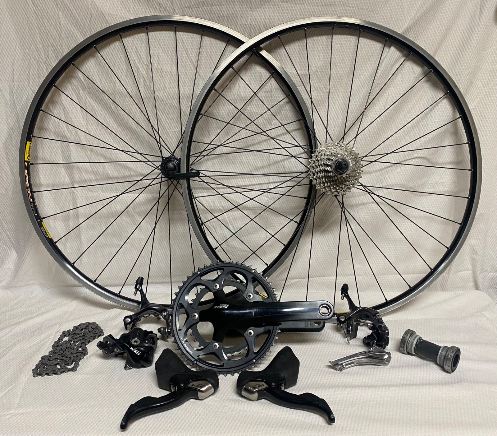 Shimano 105 5700 2x10 Complete Groupset+Wheelset For Road Bikes