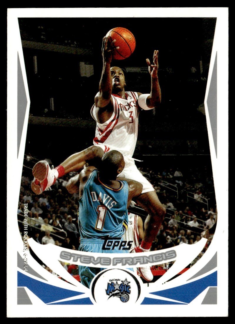 2004-05 Topps Steve Francis Orlando Magic #42