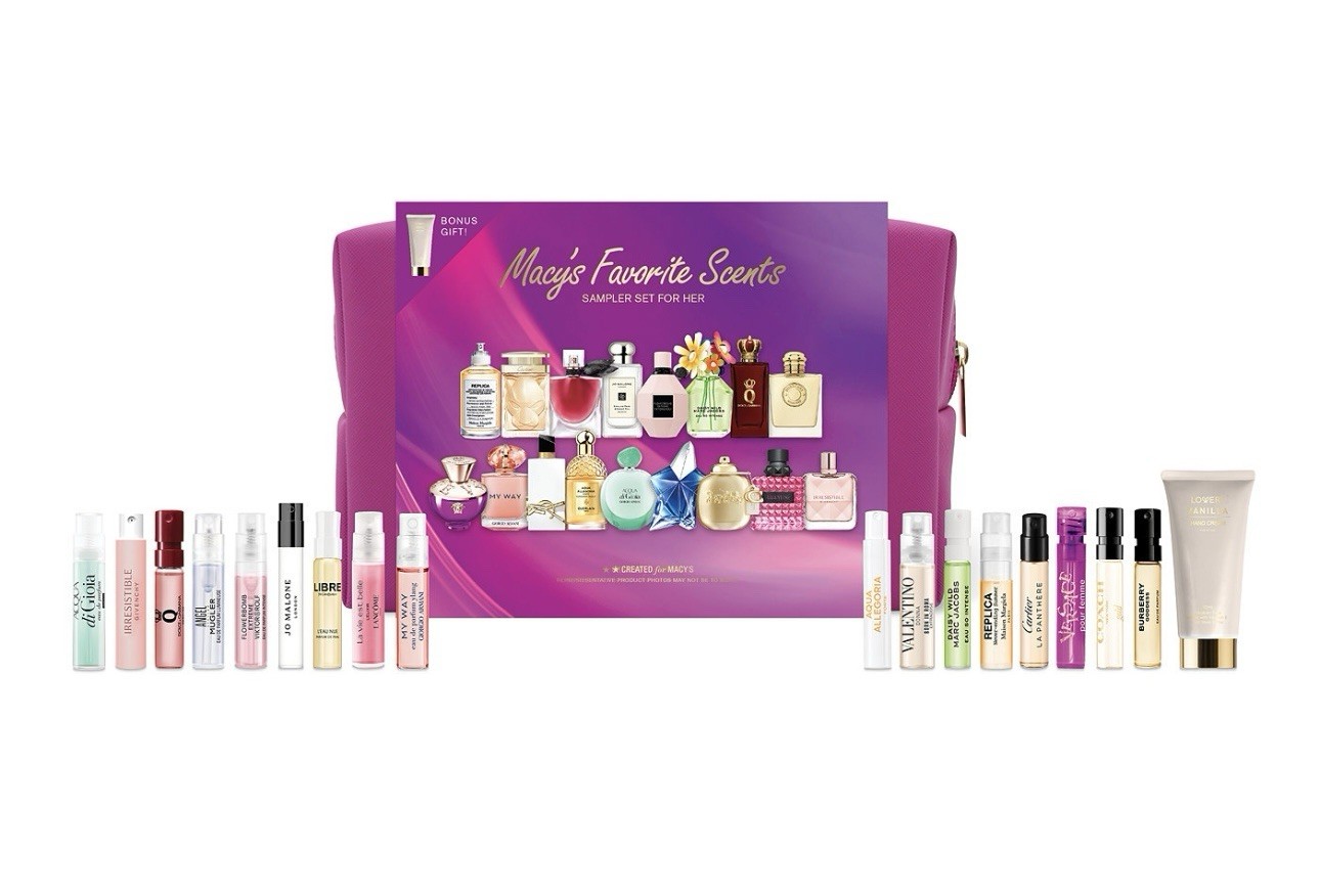 18-Pc. Favorite Scents Sampler Set For Her Eau De Parfum Fragrance Kit