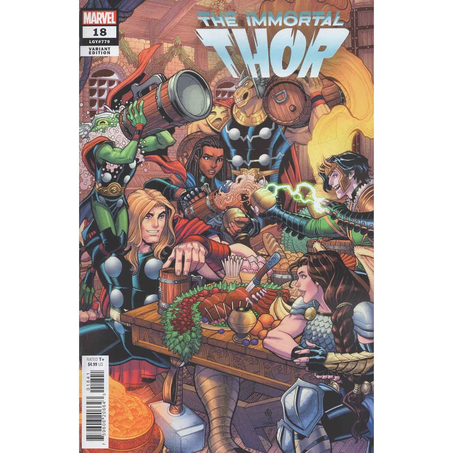 Immortal Thor #18 Nick Bradshaw Winter Holiday Variant Marvel Comics