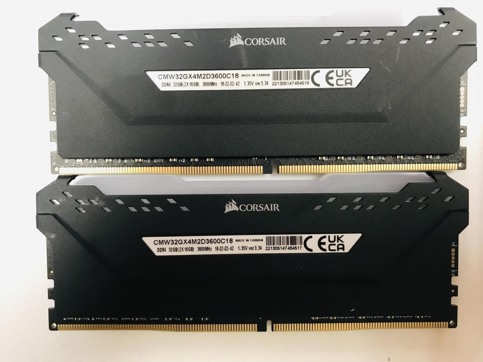 Corsair Vengeance RGB Pro 32GB (2x16GB) DDR4 3600MHz (CMW32GX4M2D3600C18) Corsair Vengeance RGB Pro 32GB (2x16GB) DDR4 3600MHz (CMW32GX4M2D3600C18)