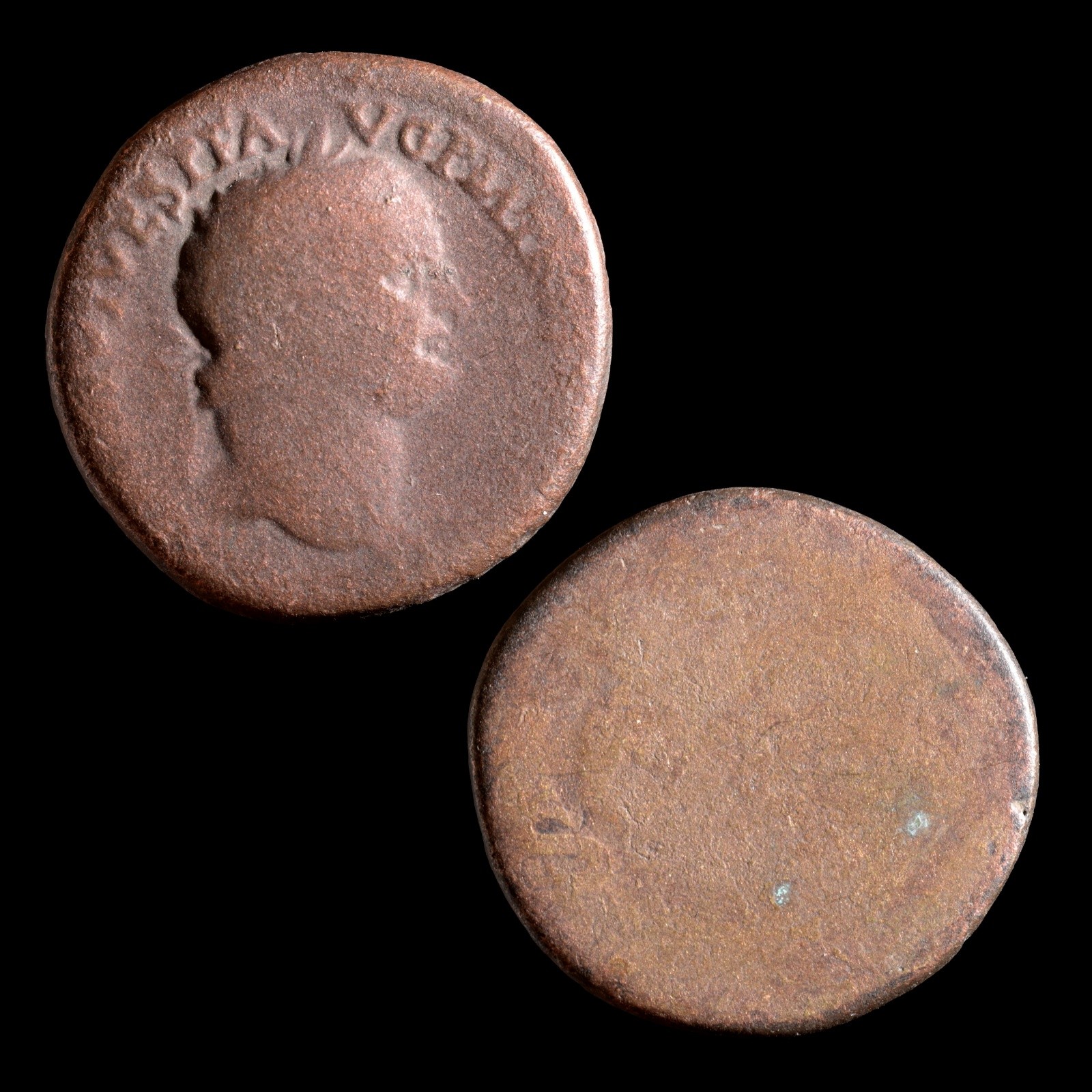 Titus AE Sestertius 80-81 AD Mars Ancient Roman Bronze Coin Titus AE Sestertius 80-81 AD Mars Ancient Roman Bronze Coin