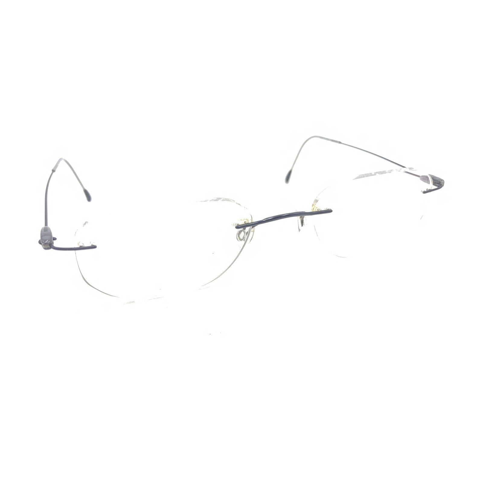 Silhouette 7513 50 6075 Titanium Black Rimless Eyeglasses Frames 19 140 Austria