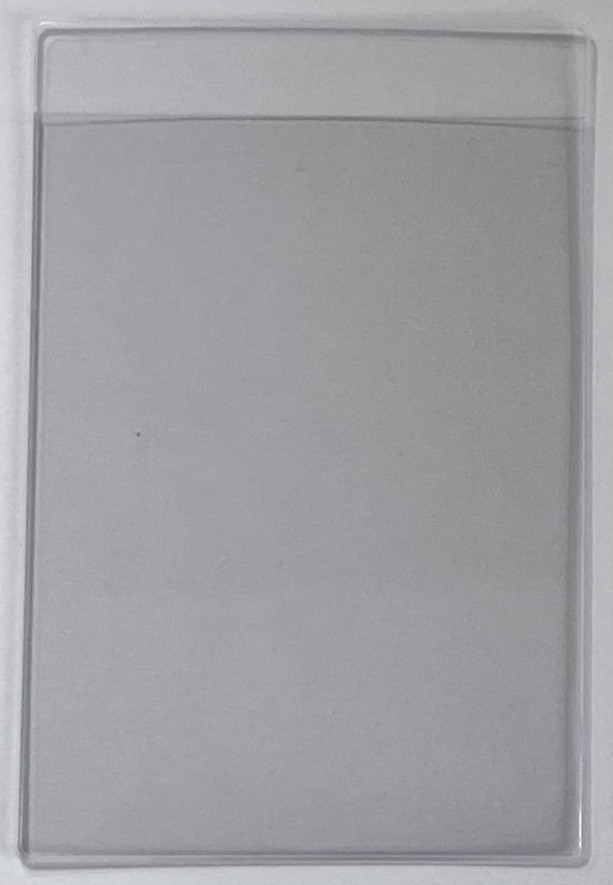 1x Semi Rigid Card Holder Clear Premium, Sports Cards Pokemon MTG TCG Grading