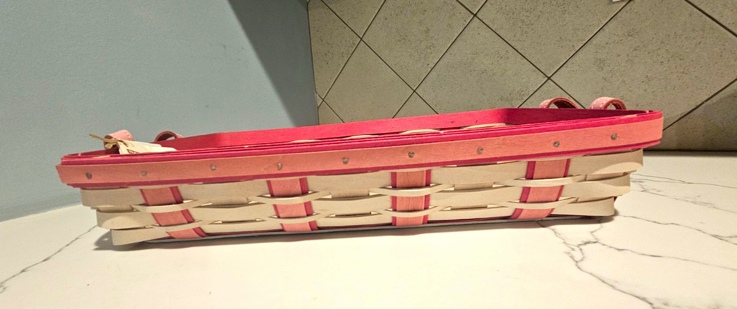 Longaberger Horizon of Hope Breast Cancer Basket Tray ** NEW*