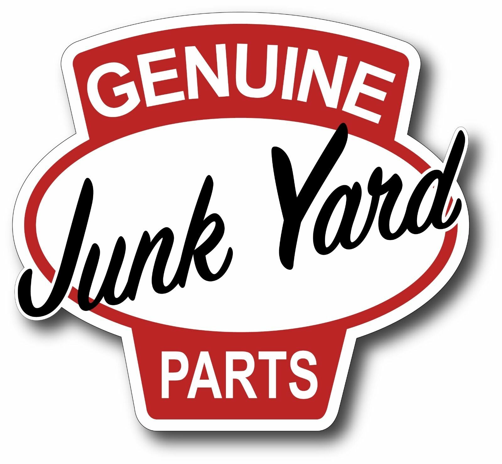 Genuine Junk Yard Parts Tool Box Car Decal Sticker High Quality 4\ Genuine Junk Yard Parts Tool Box Car Decal Sticker High Quality 4\