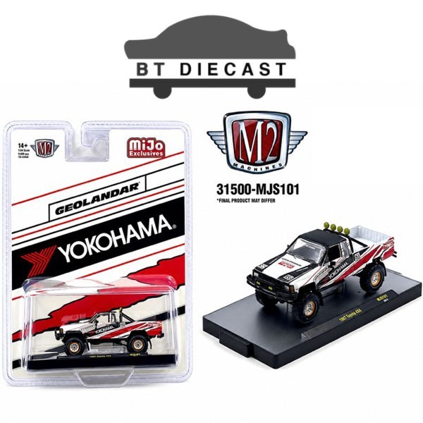 M2 1985 TOYOTA SR5 4x4 OFF ROAD PICK UP  YOKOHAMA GEOLANDAR 1/64 31500 MJS101