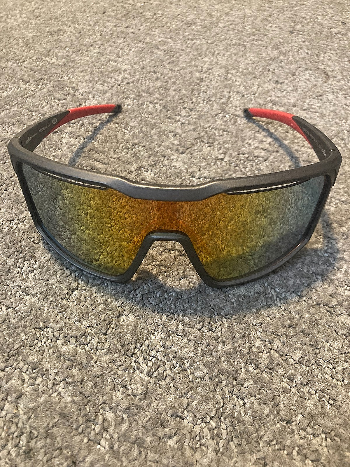 IRONMAN Sunglasses Men Foster Grant Wrap Around Polarized Mirror Lens Multicolor IRONMAN Sunglasses Men Foster Grant Wrap Around Polarized Mirror Lens Multicolor