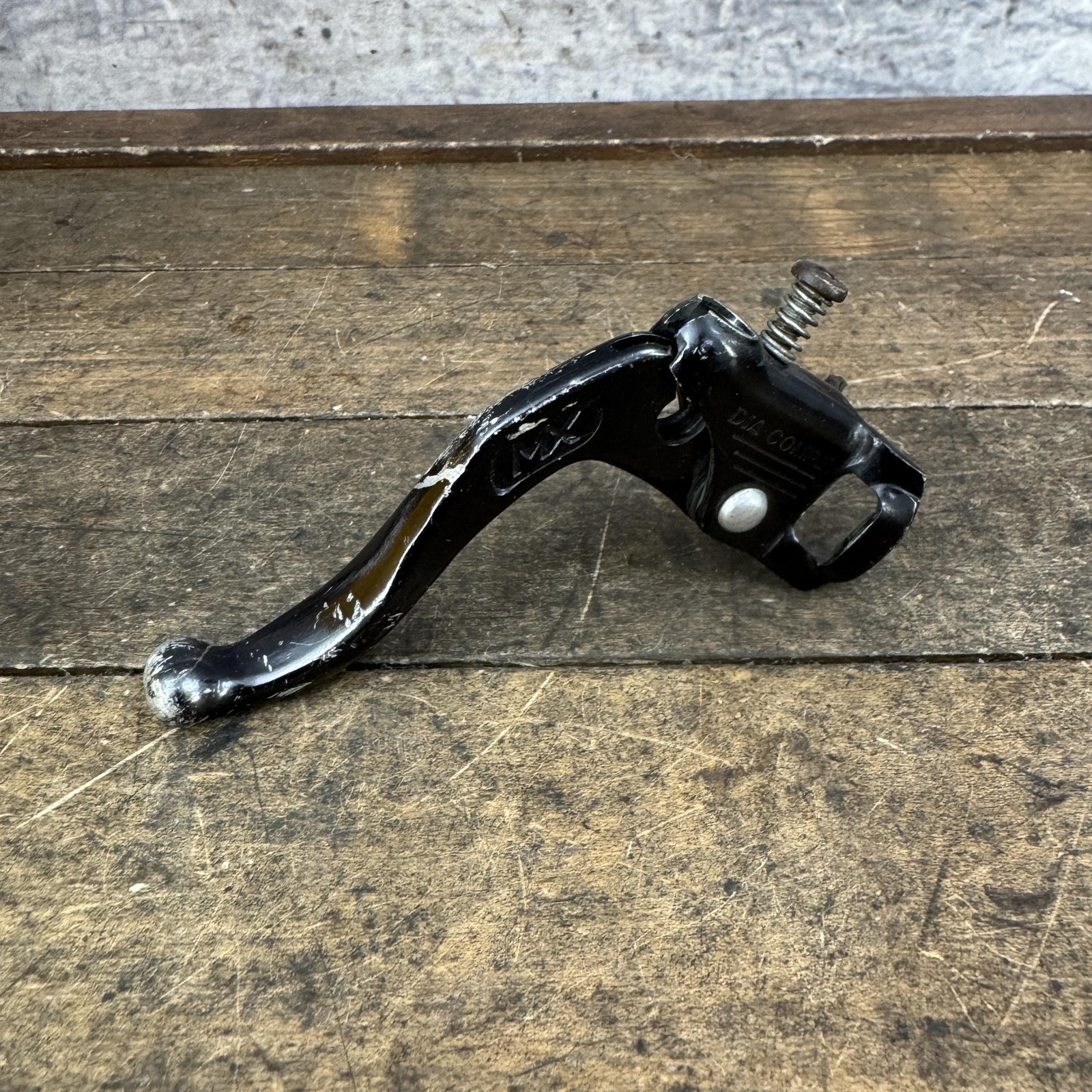 Vintage Dia-Compe MX BMX Brake Lever Left Black 1985 Old School 85 Stamp Vintage Dia-Compe MX BMX Brake Lever Left Black 1985 Old School 85 Stamp
