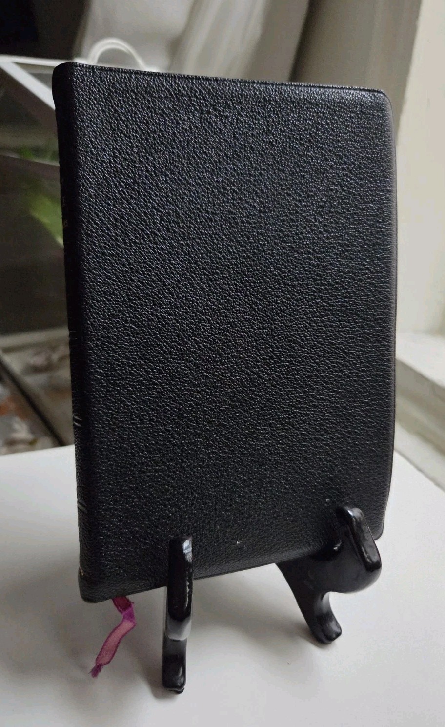Vintage Oxford New Testament Bible - KJV- VINTAGE MOROCCO LEATHER SILK SEWN