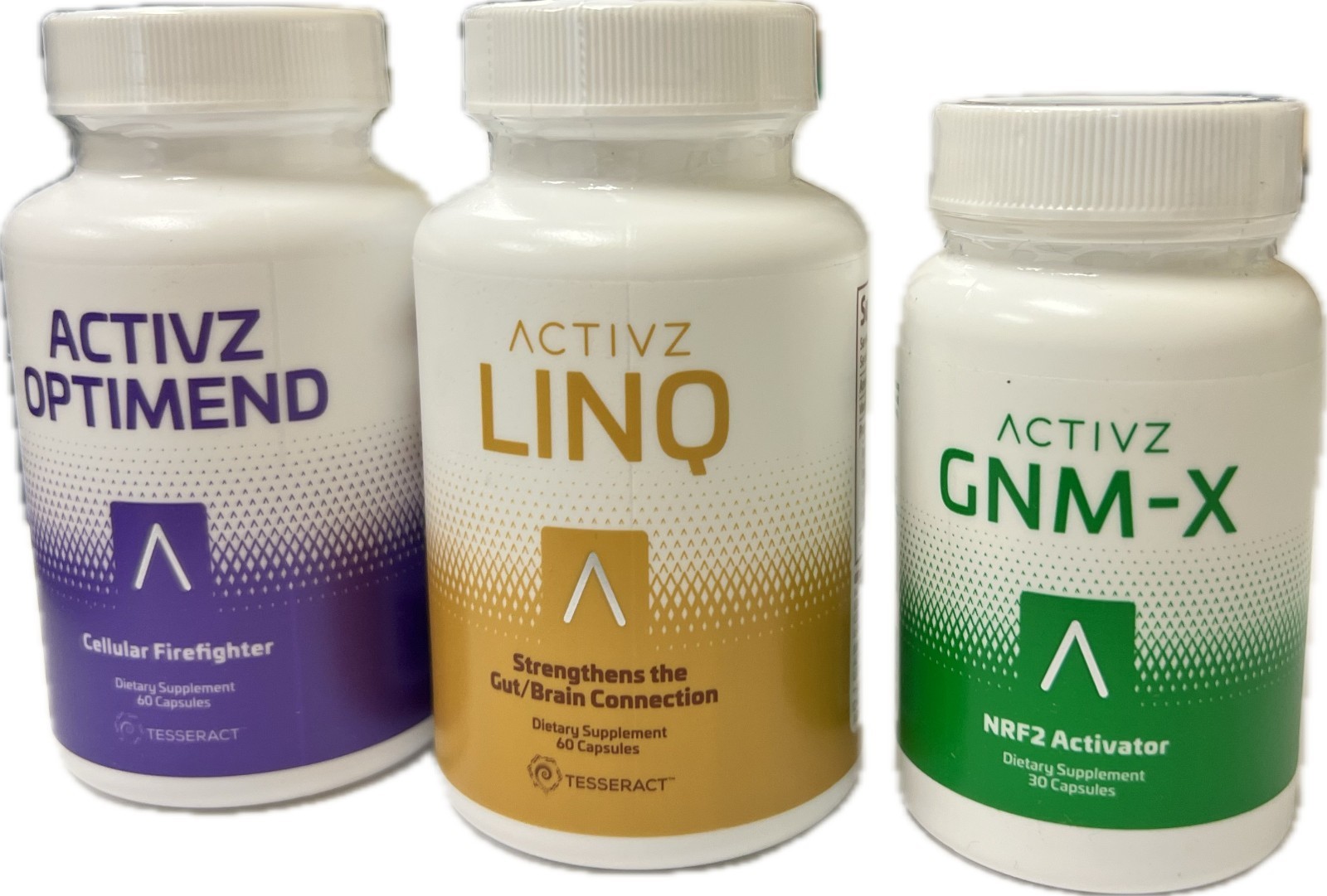 ACTIVZ TRIFECTA 3 bottle set 1 LINQ + 1 GNMX + 1 OPTIMEND