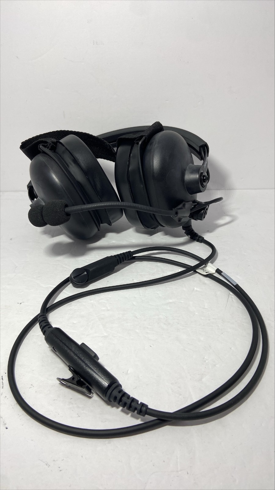 Harris 12802-0650-13 HD Behind-the-Head Headset with Push-To-Talk (PTT) XL-200P