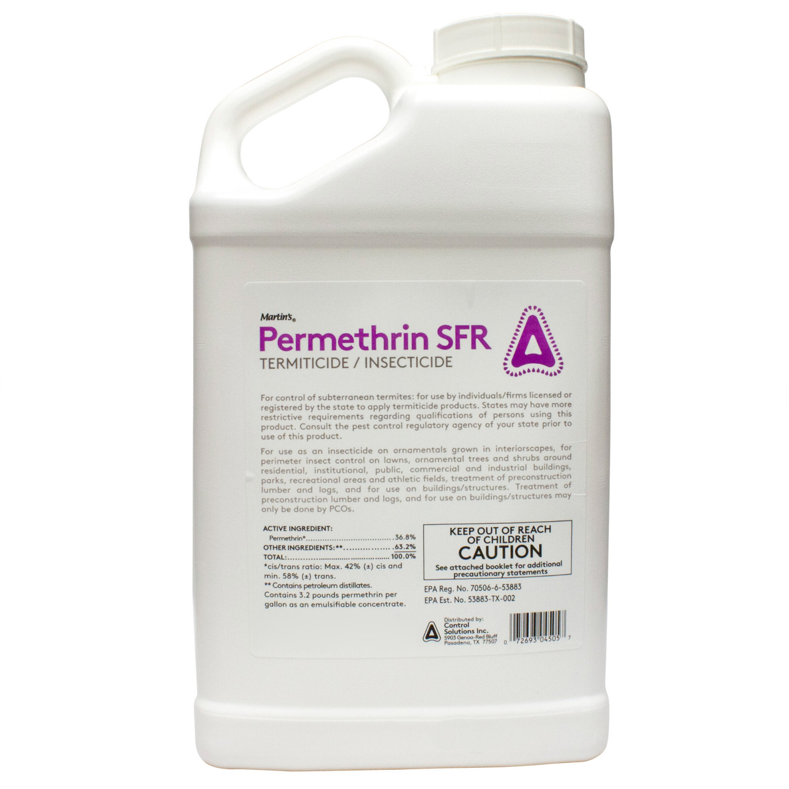PermethrinSFR  128 oz.   -   SFRPermethrin  36.8% - NOT FOR SALE TO:  CT, NY, VT
