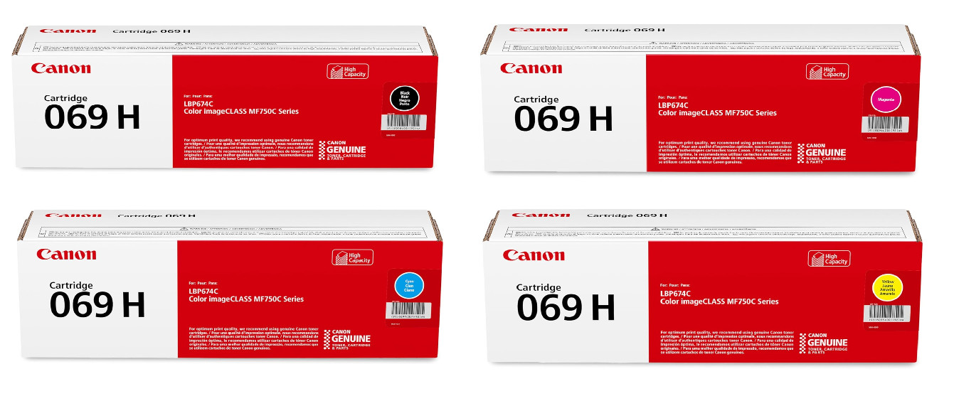✅ Canon 069H High Yield Toner Set Premium CMYK - Business and Office Printing ✅ Canon 069H High Yield Toner Set Premium CMYK - Business and Office Printing