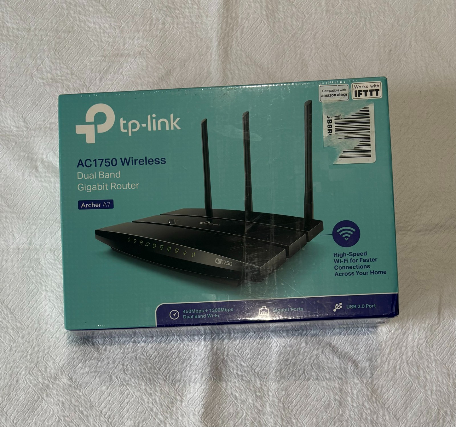 TP-Link Archer A7 AC1750 Dual-Band Gigabit Wireless Router NIB TP-Link Archer A7 AC1750 Dual-Band Gigabit Wireless Router NIB